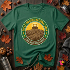 Great Indoors National Park sarcastic graphic t-shirt in Evergreen by Snarky Sarks