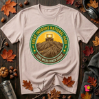 Great Indoors National Park sarcastic graphic t-shirt in Soft Pink by Snarky Sarks