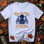 Here to Fish...Not Hear Your Life Story sarcastic graphic t-shirt in Ash by Snarky Sarks
