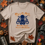 Here to Fish...Not Hear Your Life Story sarcastic graphic t-shirt in Natural by Snarky Sarks