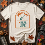 Hobby Life > Real Life sarcastic graphic t-shirt in White by Snarky Sarks