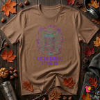 I Stab Fabric. It Helps sarcastic sewing graphic t-shirt in Sand Dune by Snarky Sarks