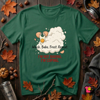 I'm Not Baking, I'm Coping sarcastic baking graphic t-shirt in Evergreen by Snarky Sarks