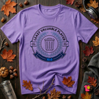 Least Valuable Player sarcastic sports graphic t-shirt in Heather Team Purple by Snarky Sarks