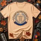 Least Valuable Player sarcastic sports graphic t-shirt in Peach by Snarky Sarks