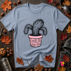 Look At Me Go sarcastic graphic t-shirt in Heather Prism Blue by Snarky Sarks
