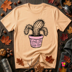 Look At Me Go sarcastic graphic t-shirt in Peach by Snarky Sarks