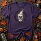 Mundane Madness Tour sarcastic graphic t-shirt in Purple by Snarky Sarks