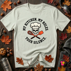 My Kitchen. My Rules. Your Silence. sarcastic graphic t-shirt in Citron by Snarky Sarks