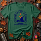 Professional Bottom Feeder sarcastic fishing t-shirt in Evergreen by Snarky Sarks