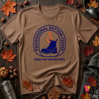 Professional Bottom Feeder sarcastic fishing t-shirt in Sand Dune by Snarky Sarks
