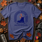 Professional Bottom Feeder sarcastic fishing t-shirt in Team Navy by Snarky Sarks
