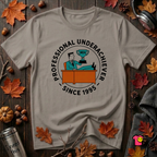 Professional Underachiever sarcastic graphic t-shirt in Deep Heather by Snarky Sarks
