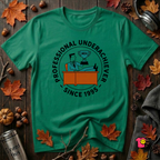 Professional Underachiever sarcastic graphic t-shirt in Kelly by Snarky Sarks