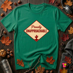 Proudly Unapproachable sarcastic graphic t-shirt in Kelly by Snarky Sarks