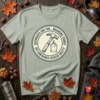 Saturdays are for Breaking Things sarcastic DIY t-shirt in Sage by Snarky Sarks