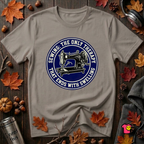 Sewing Ends in Swelling sarcastic sewing t-shirt in Deep Heather by Snarky Sarks
