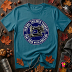Sewing Ends in Swelling sarcastic sewing t-shirt in Deep Teal by Snarky Sarks