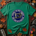 Sewing Ends in Swelling sarcastic sewing t-shirt in Kelly by Snarky Sarks