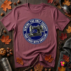 Sewing Ends in Swelling sarcastic sewing t-shirt in Maroon by Snarky Sarks