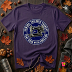 Sewing Ends in Swelling sarcastic sewing t-shirt in Purple by Snarky Sarks