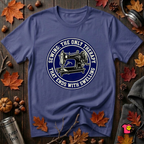 Sewing Ends in Swelling sarcastic sewing t-shirt in Team Navy by Snarky Sarks