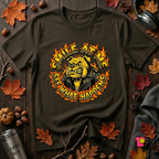 Smile at Me...See What Happens sarcastic graphic t-shirt in Black by Snarky Sarks