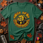 Smile at Me...See What Happens sarcastic graphic t-shirt in Evergreen by Snarky Sarks