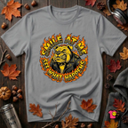 Smile at Me...See What Happens sarcastic graphic t-shirt in Heather Storm by Snarky Sarks