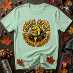 Smile at Me...See What Happens sarcastic graphic t-shirt in Mint by Snarky Sarks