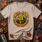 Smile at Me...See What Happens sarcastic graphic t-shirt in Natural by Snarky Sarks