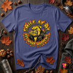Smile at Me...See What Happens sarcastic graphic t-shirt in Team Navy by Snarky Sarks