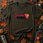 Snarky Sarks Logo graphic t-shirt in Black