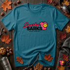 Snarky Sarks Logo graphic t-shirt in Deep Teal