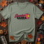 Snarky Sarks Logo graphic t-shirt in Military Green