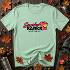 Snarky Sarks Logo graphic t-shirt in Mint