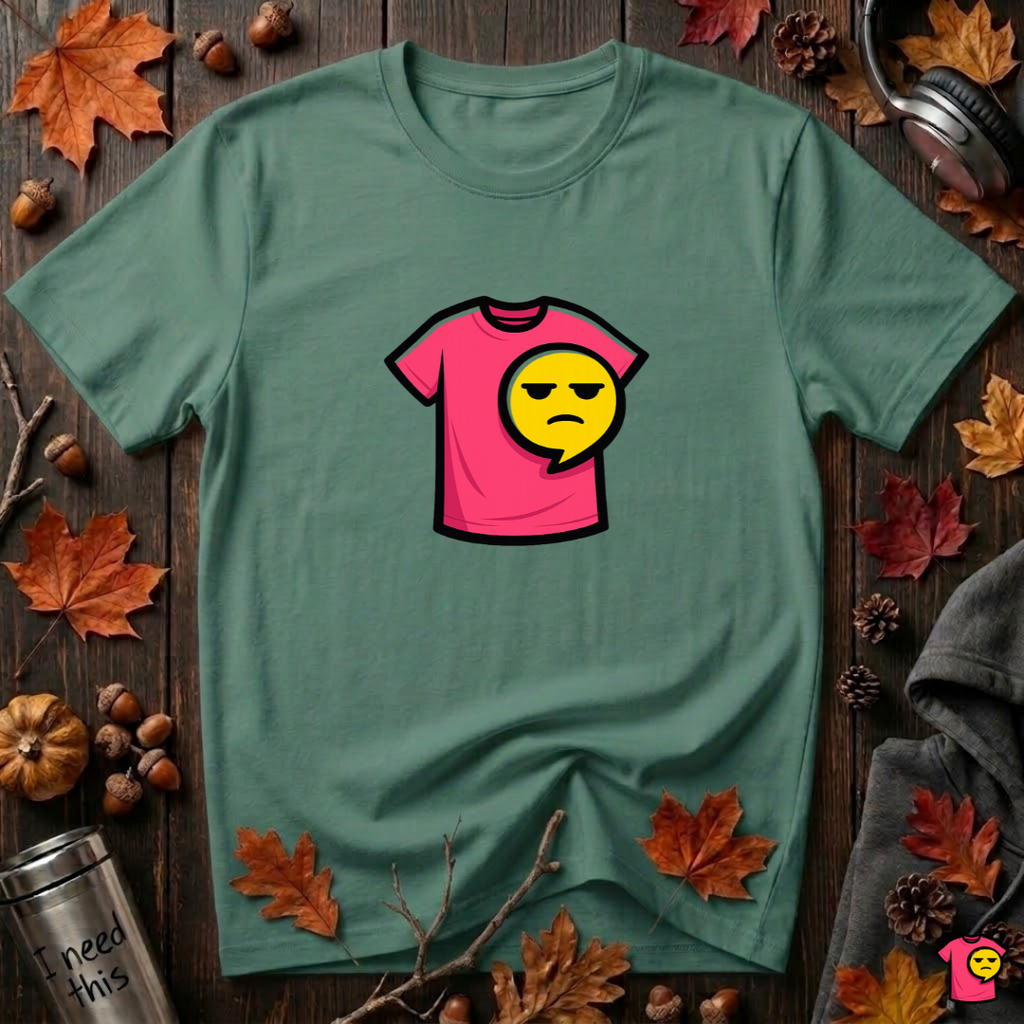 Snarky Sarks Plain Logo graphic t-shirt in Grass Green