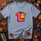 Snarky Sarks Plain Logo graphic t-shirt in Heather Prism Blue