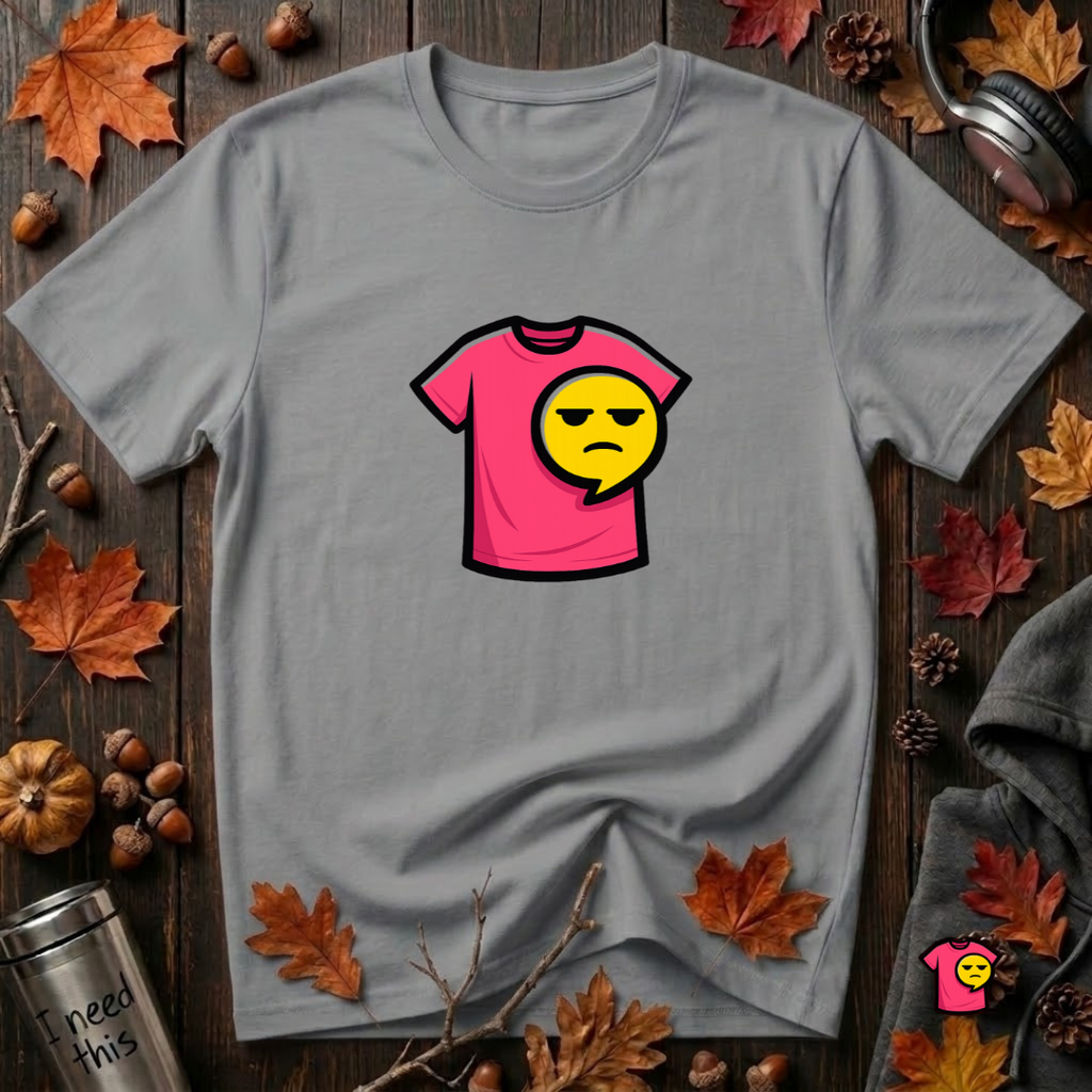 Snarky Sarks Plain Logo graphic t-shirt in Heather Storm