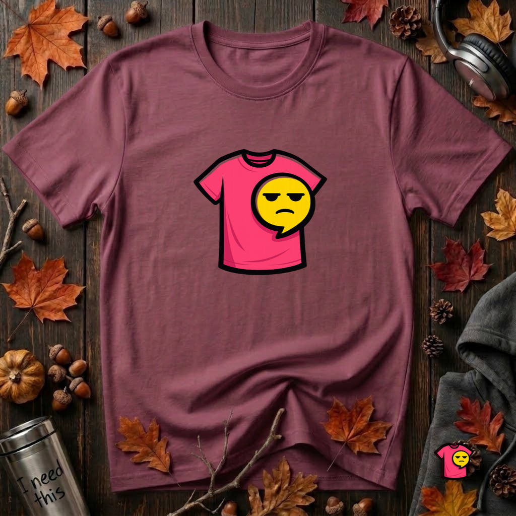 Snarky Sarks Plain Logo graphic t-shirt in Maroon