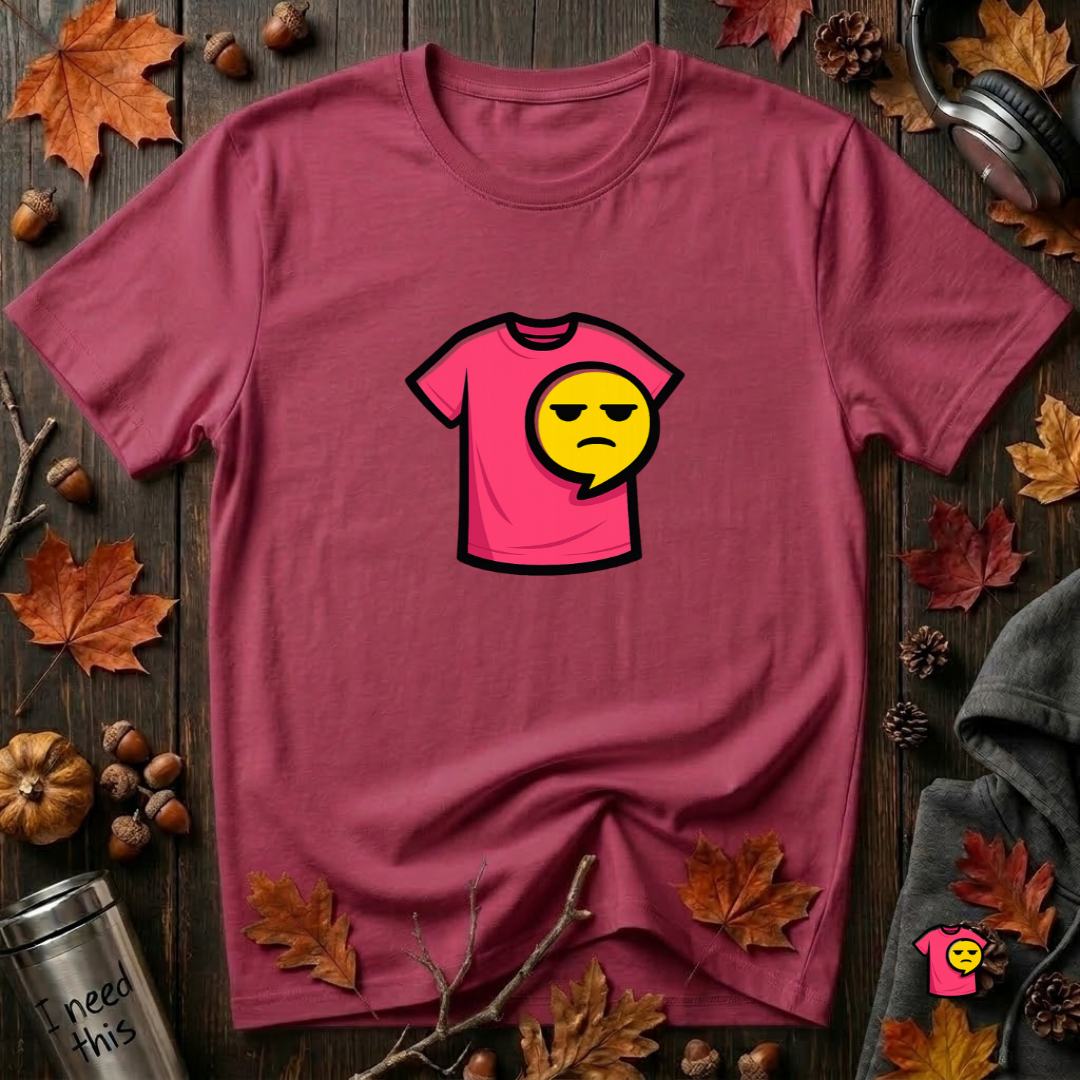 Snarky Sarks Plain Logo graphic t-shirt in Cardinal