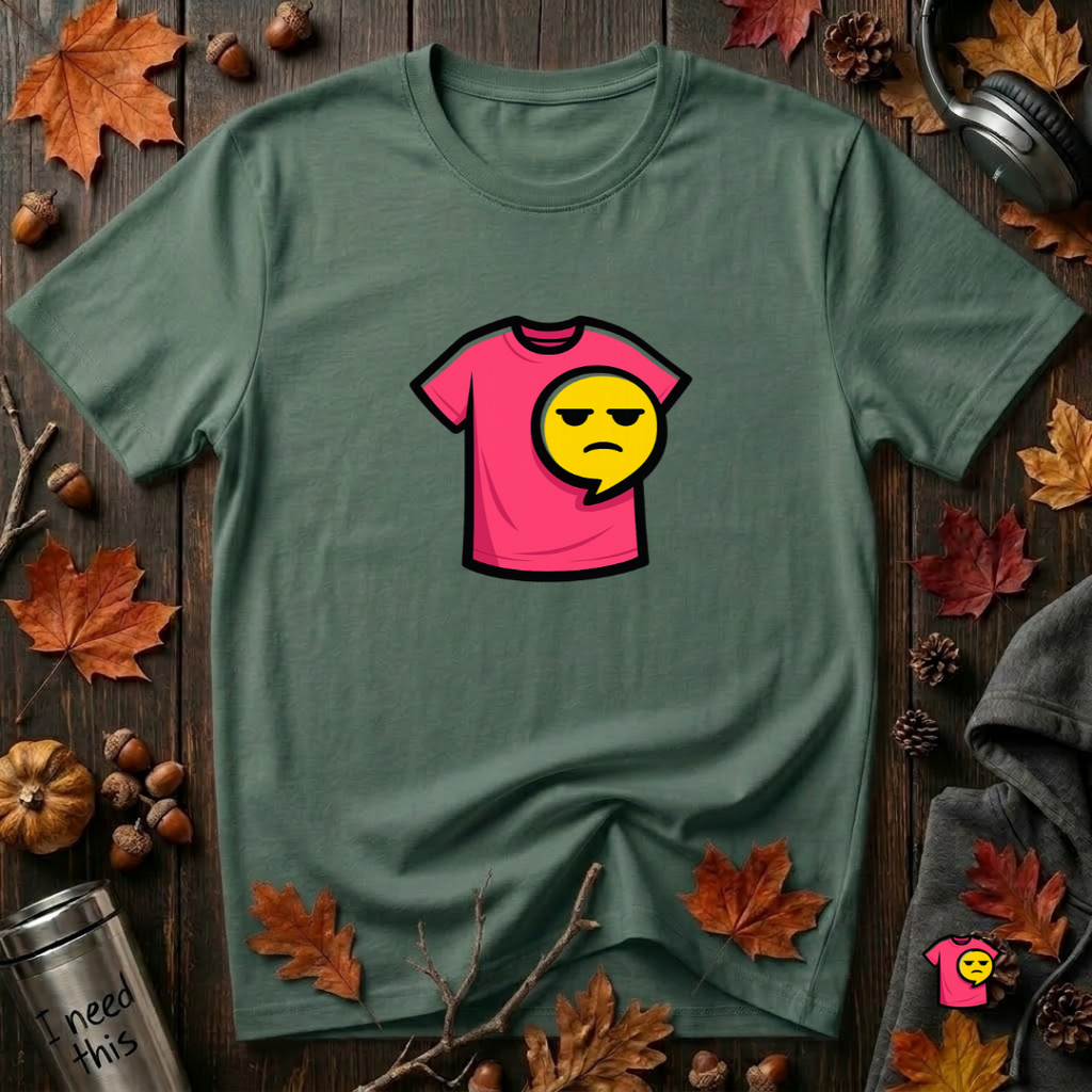 Snarky Sarks Plain Logo graphic t-shirt in Heather Forest