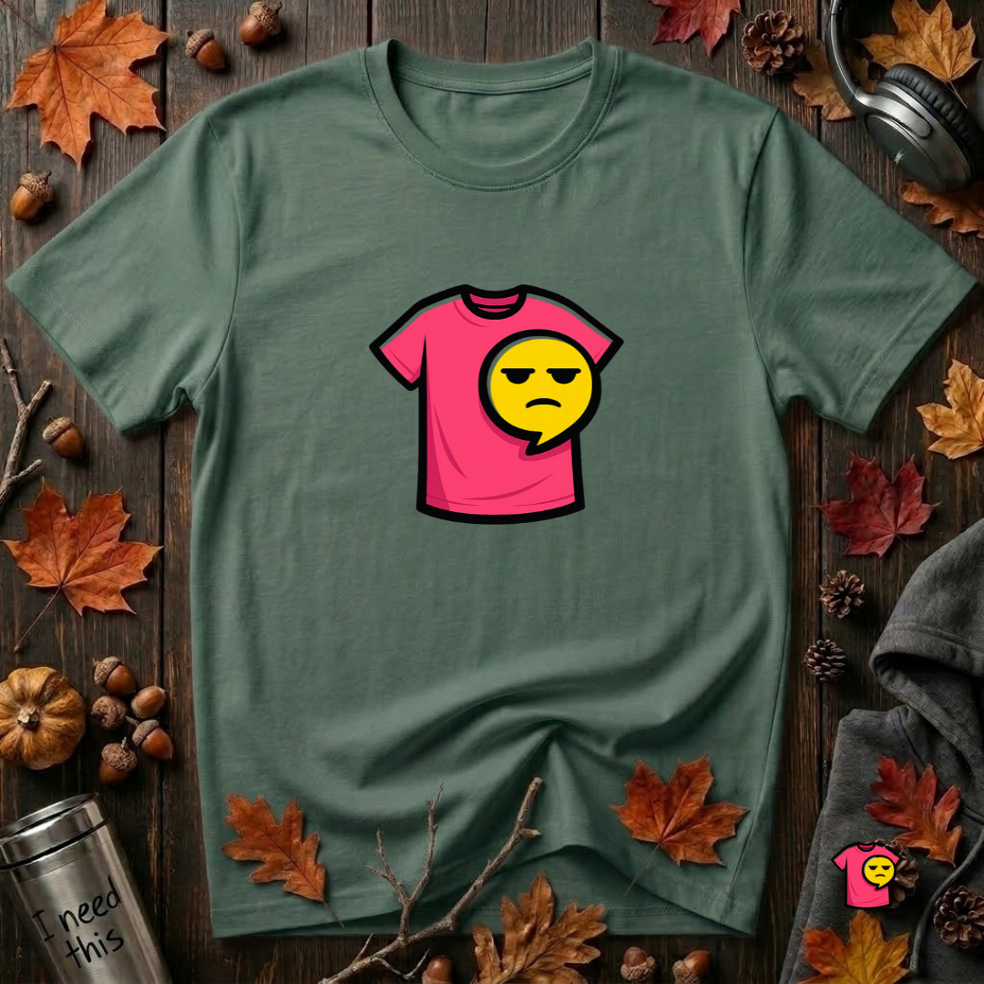 Snarky Sarks Plain Logo graphic t-shirt in Heather Forest