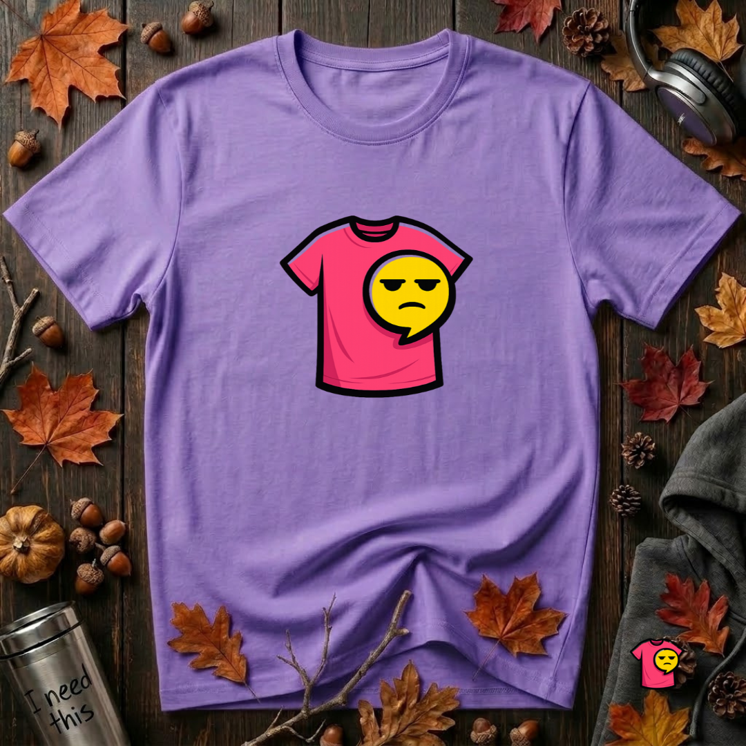 Snarky Sarks Plain Logo graphic t-shirt in Heather Team Purple
