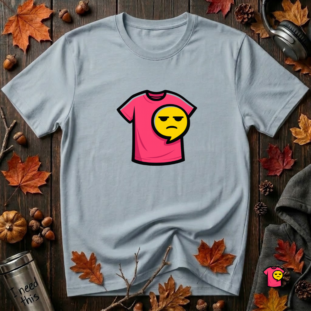 Snarky Sarks Plain Logo graphic t-shirt in Light Blue