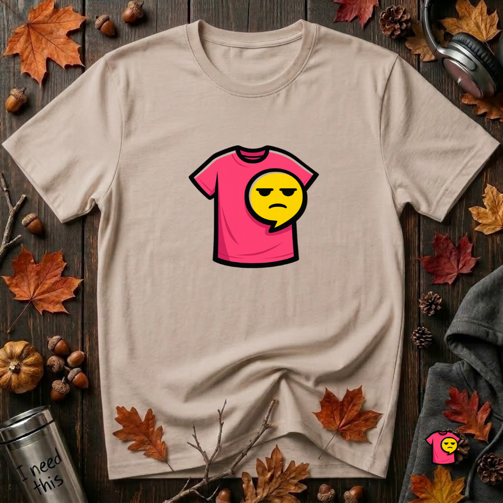 Snarky Sarks Plain Logo graphic t-shirt in Natural