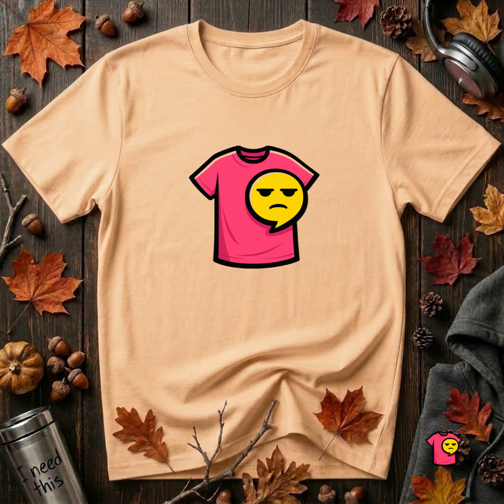 Snarky Sarks Plain Logo graphic t-shirt in Peach