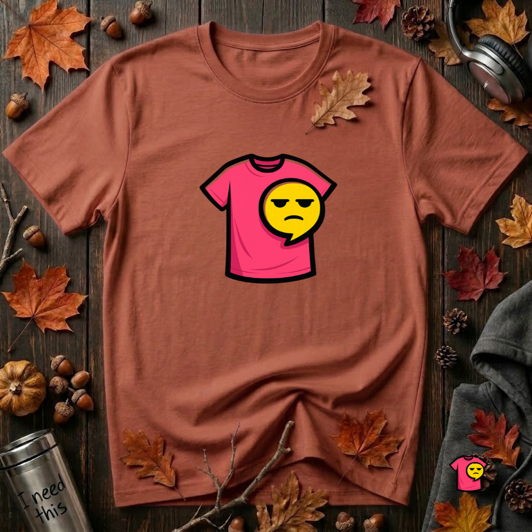 Snarky Sarks Plain Logo graphic t-shirt in Rust