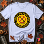 Social Distancing Champion sarcastic graphic t-shirt in Ash by Snarky Sarks