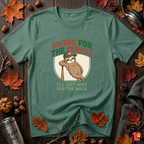 Swing for the Fences sarcastic baseball graphic t-shirt in Grass Green by Snarky Sarks